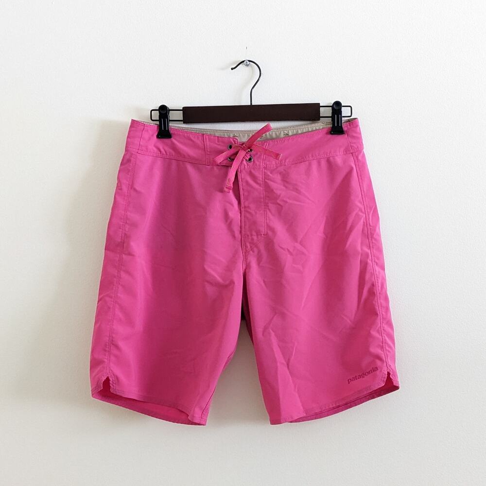 Patagonia Men's Stretch Hydropeak 18" Board Shorts Size 30 Pink Swim Trunks